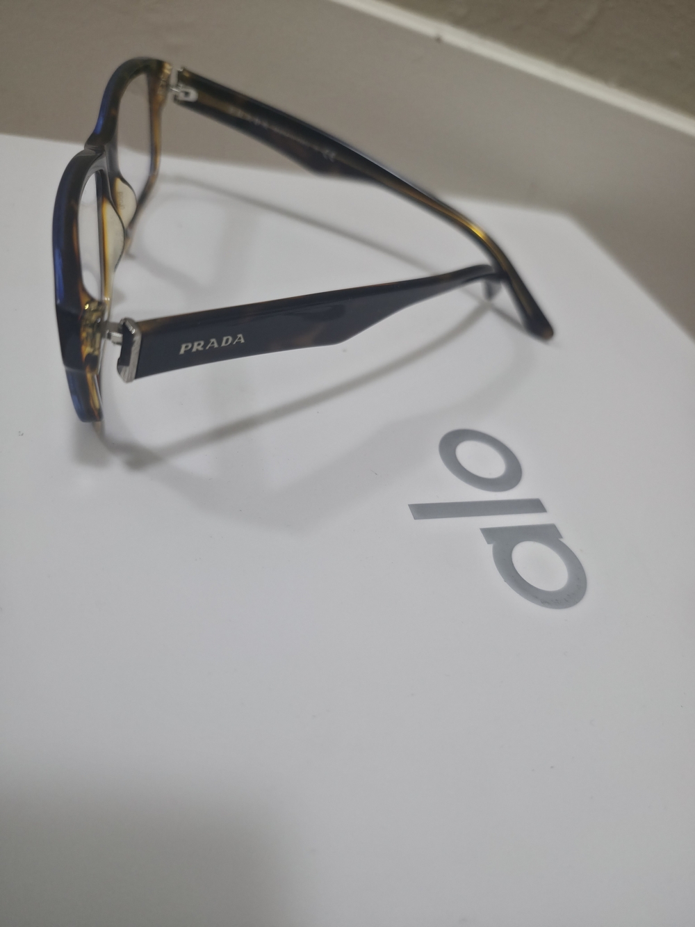 Prada Black Rectangular Optical Glasses - Picture 6 of 9